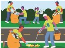 BPA Route 54A Semi-Annual Roadside Cleanup Project